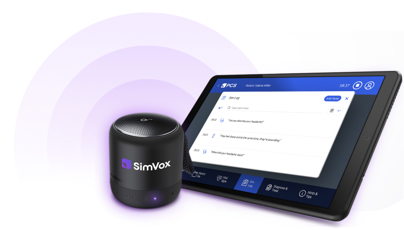 SimVox - The Smart Speaker for your Patient Simulator